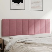 Almofadão de cabeceira 160 cm veludo rosa
