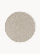 Tapete redondo em lã artesanal Aaron