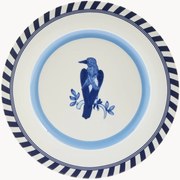Pratos de jantar Bird Patterned, conjunto de 2