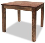 vidaXL Mesa de jantar mistura de madeiras recicladas 82x80x76 cm