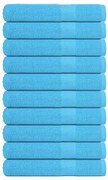 Toalhas 10 pcs 100x200 cm 360 gsm 100% algodão turquesa