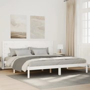 Cama extra longa sem colchão 140x210 cm madeira maciça