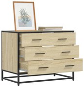 vidaXL Móvel c/ gavetas 70x41x56 cm madeira processada carvalho sonoma