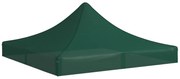 Outsunny Toldo Substituição 3x3 m Pérgola Jardim Cobertura Tenda Dobrável Resistente Intempéries Verde Escuro | Aosom Portugal