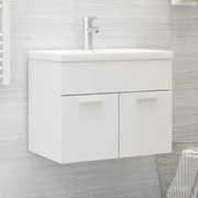 vidaXL Armário de lavatório 60x38,5x46 cm derivados de madeira branco