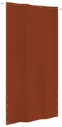 vidaXL Tela de varanda 140x240 cm tecido oxford terracota