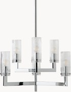 Lustre em vidro canelado Emmi