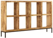 vidaXL Aparador 160x25x95 cm madeira de mangueira maciça