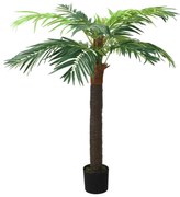 Palmeira phoenix artificial com vaso 190 cm verde