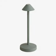 Lâmpada De Mesa Led Sem Fios Em Ferro Emilija Tropa - Sklum