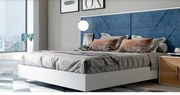 Cama DORA - Lacado / MDF, Bege