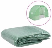 vidaXL Cobertura de substituição p/ estufas 4,5 m² 300x150x200cm verde