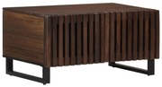 vidaXL Mesa de centro 80x51x40 cm madeira de mangueira maciça castanho
