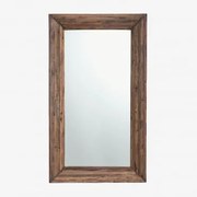 Espelho De Parede Retangular Juvira Em Madeira Reciclada 100 X 180 Cm - Sklum