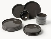 Serax x Kelly Wearstler, Conjunto de loiça em porcelana Dune, conjunto de 12