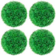 vidaXL Bolas de buxos artificiais 4 pcs 12 cm