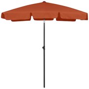 vidaXL Guarda-sol de praia 180x120 cm terracotta