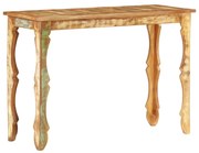 Mesa consola 110x40x76 cm madeira recuperada maciça - 183786