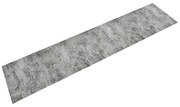 vidaXL Tapete de cozinha lavável 60x300 cm veludo padrão betão