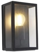 LED Candeeiro de parede exterior inteligente preto 25,5 cm com WiFi A60 IP44 - Rotterdam Moderno,Rústico