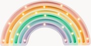 Candeeiro LED artesanal para crianças regulável com temporizador e comando Rainbow