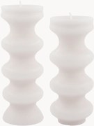 Velas artesanais Mura, conjunto de 2