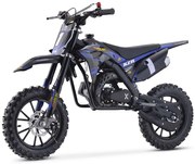 MINI MOTO INFANTIL GASOLINA 50 CC MTR MINICROSS XZR AZUL C/ LIMITADOR