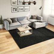 vidaXL Tapete shaggy de pelo alto PAMPLONA 240x240 cm preto