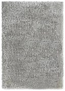 vidaXL Tapete shaggy de pelo alto com 50 mm 140x200 cm cinzento