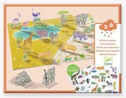 3-6 Autocolantes para levantar Djeco amarelo