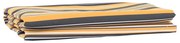 vidaXL Tecido Substituto pra Toldos Multicolorido 10x1.6m