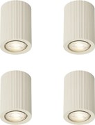 Conjunto de 4 focos de teto Japandi bege - Sprawl