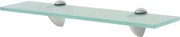 vidaXL Prateleira flutuante vidro 40x20 cm 8 mm