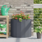 vidaXL Floreira Antracite 60 x 30 x 50 cm Aço