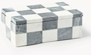 Westwing Crosby Studios, Caixa de jóias em mármore com tampa Carreaux