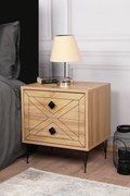 Mesa de Cabeceira Luna – Pinho – 50 x 55 x 40 cm
