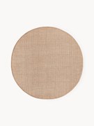 Tapete redondo de lã artesanal Amaro