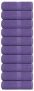 vidaXL Toalhas de bidé FROGN 10 pcs 30x50 cm 360 g/m² roxo