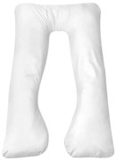 vidaXL Almofada de gravidez 90x145 cm branco