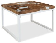 Mesa de centro em resina de teca 60x60x40 cm