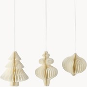 Ornamentos de Natal Passia, conjunto de 3