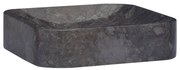 vidaXL Lavatório 40x40x10 cm mármore preto