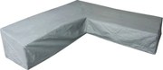 Eurotrail Cobertura p/ lounge em forma de L 255x255x100/70 cm cinza