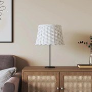 vidaXL Abajur Ø40x26 cm vime branco