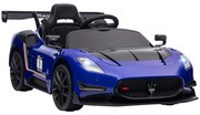 AIYAPLAY Carro Elétrico para Crianças Carro Maserati GT2 12V com Controlo Remoto Faróis LED Buzina E Música 115x60x45 cm | Aosom Portugal