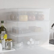 vidaXL Caixas de arrumação empilháveis 3 pcs 25 L plástico