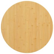 Tampo de mesa Ø70x4 cm bambu