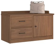 vidaXL Banco de entrada SANDNES 87x40x50 cm pinho maciço