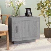 vidaXL Mesa de centro 51x50x45 cm derivados de madeira cinzento sonoma