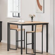 vidaXL Mesa de bar Natural 110 x 55 x 105 cm